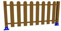 Valla de Madera Dimopark